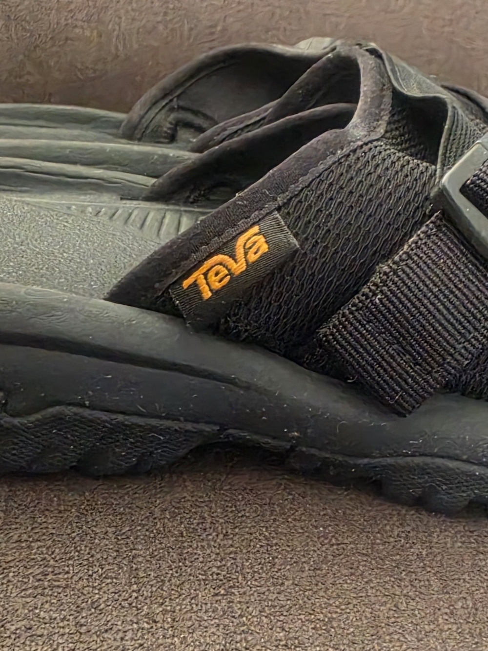 Teva Womens Hurrican Verge Slides Size 8 Black
